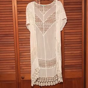Lace kimono